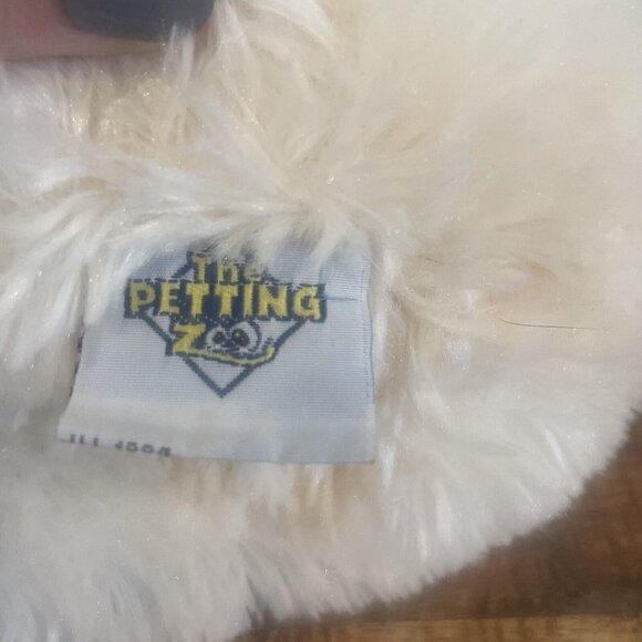 The Petting Zoo Teddy Bear Polar Bear Plush Stuffed Animal Toy White 1994 12” - Picture 7 of 8